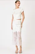 AMELIE CREAM SKIRT