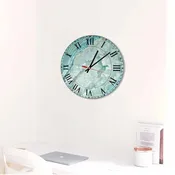 #1 SYLOR Blue Quartz Acrylic Wall Clock