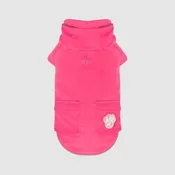 Canada Pooch Torrential Tracker Dog Raincoat, Pink, 24-in