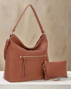 2 in 1 Shoulder Hobo Bag Set