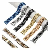 Five-Bead Stainless Steel Watch Band for Apple Watch