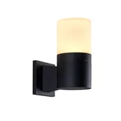 VONN 9" Modern 5-Watt LED Outdoor Wall Sconce in Matte Black | VOW1751BL