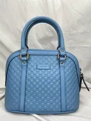 Gucci Microguccissima Mini Dome Light Blue
