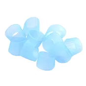 Finger Pad Ring Large Blue 10-Pack