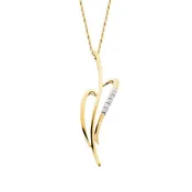 0.03ctw Diamond Heart Pendant