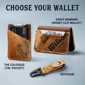 Custom Baseball Glove Wallet – Made From YOUR Glove!