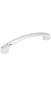 128 MM CENTER-TO-CENTER POLISHED CHROME SQUARE MERRICK CABINET PULL