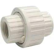 B&K 1/2 In. FIP Schedule 80 Threaded PVC Union