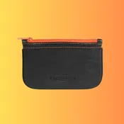 4th Generation Leather Kenzo Black Zip Pouch