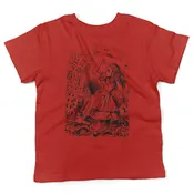 Alice In Wonderland Playing Cards Toddler Shirt