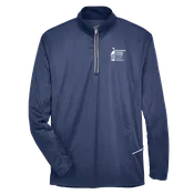 CAN Logo: Cool & Dry Sport Quarter-Zip Pullover - Navy