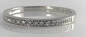 14k wg Diamond Wedding Band