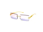 5151COL Metal Jag Rimless Miter Duotone