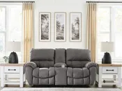 Bakerstein PWR REC Loveseat/CON/ADJ HDRST