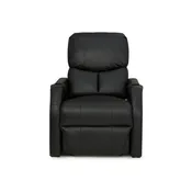 12006 Leather Gel Spacesaver Home Theater Seating Single Recliner