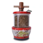Ceramic Herb Mill - Loaded with genuine Herbes de Provence - Louise red | Antoine Bagno