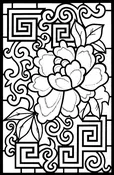 005 Custom Printed Stained Glass Window Film