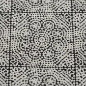 4 Yards Cut Out-Vada Geometric Black Upholstery Fabric