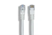 6inch (0.5ft) Cat6 UTP 1 Giga Pure Copper patch cable  Molded Boot White Color