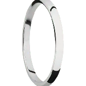 10K White Gold + Polish Finish