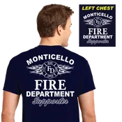 Fire Department Supporter Shirts (DD-FDS3) Navy