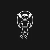 Jump Rope (Girl) Decal