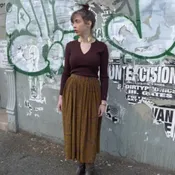 Tea Length Paisley Skirt — Antoinette Brooklyn