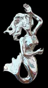 14K / Sterling Mermaid Pendants