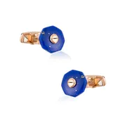 925 Silver Cufflinks with Lapis Lazuli