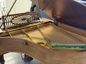 C. Bechstein Grand piano cherry wood 90440