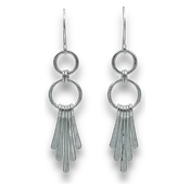 Fringe Circle Earrings