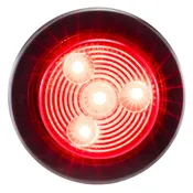 2" Round Red/Red Trailer Marker Lights | LED Clearance