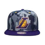 Los Angeles Lakers Blue Denim Camo Snapback