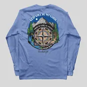 Cherished Girl Womens Long Sleeve T-Shirt Compass