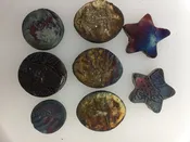 Raku, Round, Oval, or Star — Beaded Treasures by Barbara