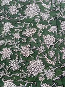 Abbey Block Print Indian Cotton Fabric