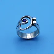 Bass Clef Ring Larger Sizes