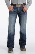 Cinch Mens Grant Arenaflex Relaxed Fit Boot Cut Mid Rise Jeans    MB53637001