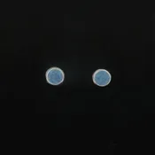 6mm Lab-Created Opal Stud Earrings