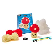 Bucilla ® Amigurumi Crochet Kit – Sprout the Mushroom 3"