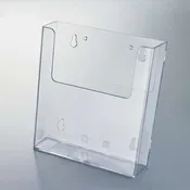 9″ wall-mount literature holder