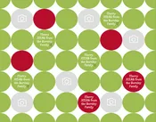 Holiday Red Dots Personalized Wrapping Paper