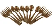 12-Piece Stainless Steel Baby Spoon and Fork Set – Safe & Durable Kids Flatware Gifting
