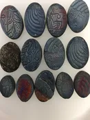 Oval Raku — Beaded Treasures by Barbara