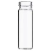 0.5 Clear Dram Type 1 Glass Round Vial Cork Neck Finish