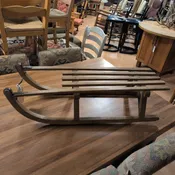 ANTIQUE DAVOS WOODEN SLED