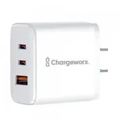 48W 3-Port USB-C and USB-A Wall Charger