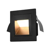VONN 3.5" VOS55477BL Low-Voltage 2-Watt ETL Certified Integrated LED Outdoor Steps Light in Matte Black