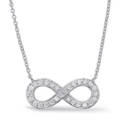 Diamond Infinity Necklace