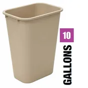 CRUSADER Office Deskside Wastebasket - 10 Gal.